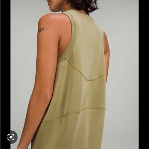 lululemon athletica Olive Green Sleeveless Tank Dress